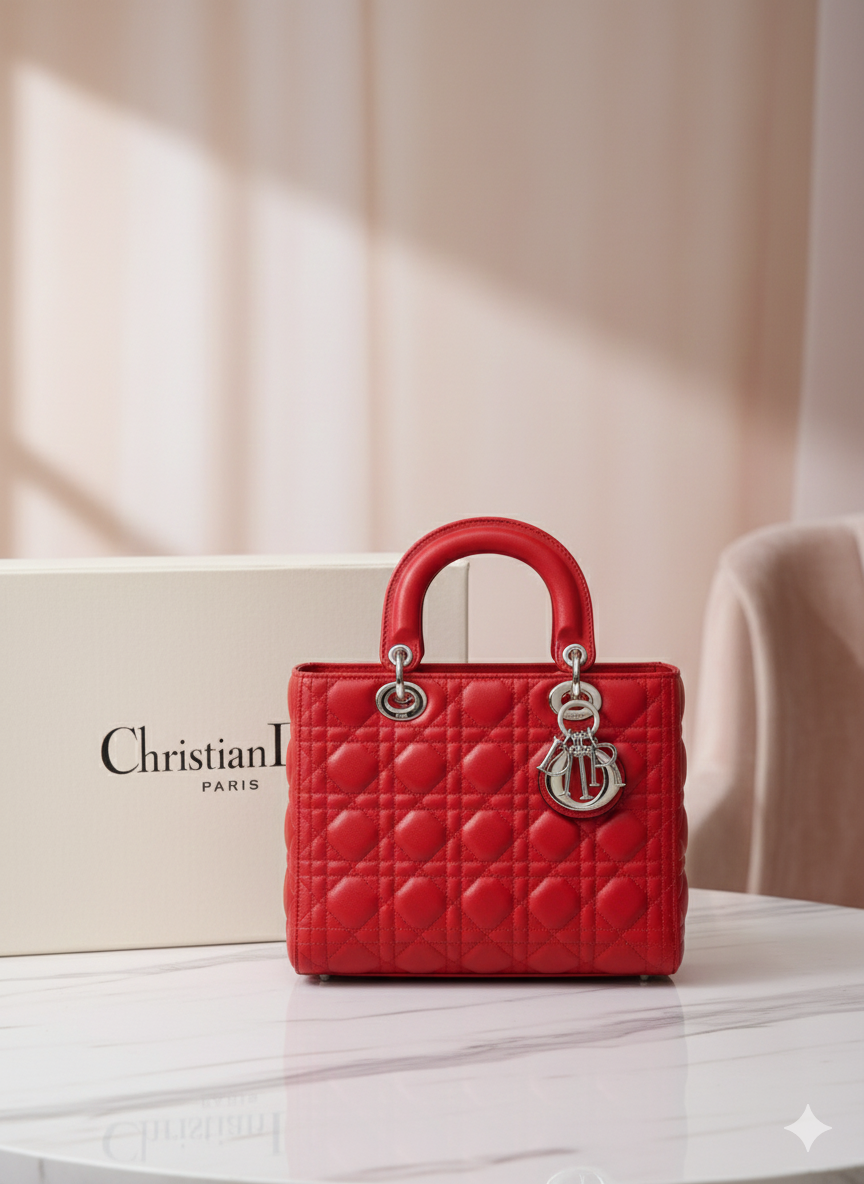 1763744947924 أيقونة الفخامة: حقيبة Lady Dior من (Christian Dior) - الصورة 1